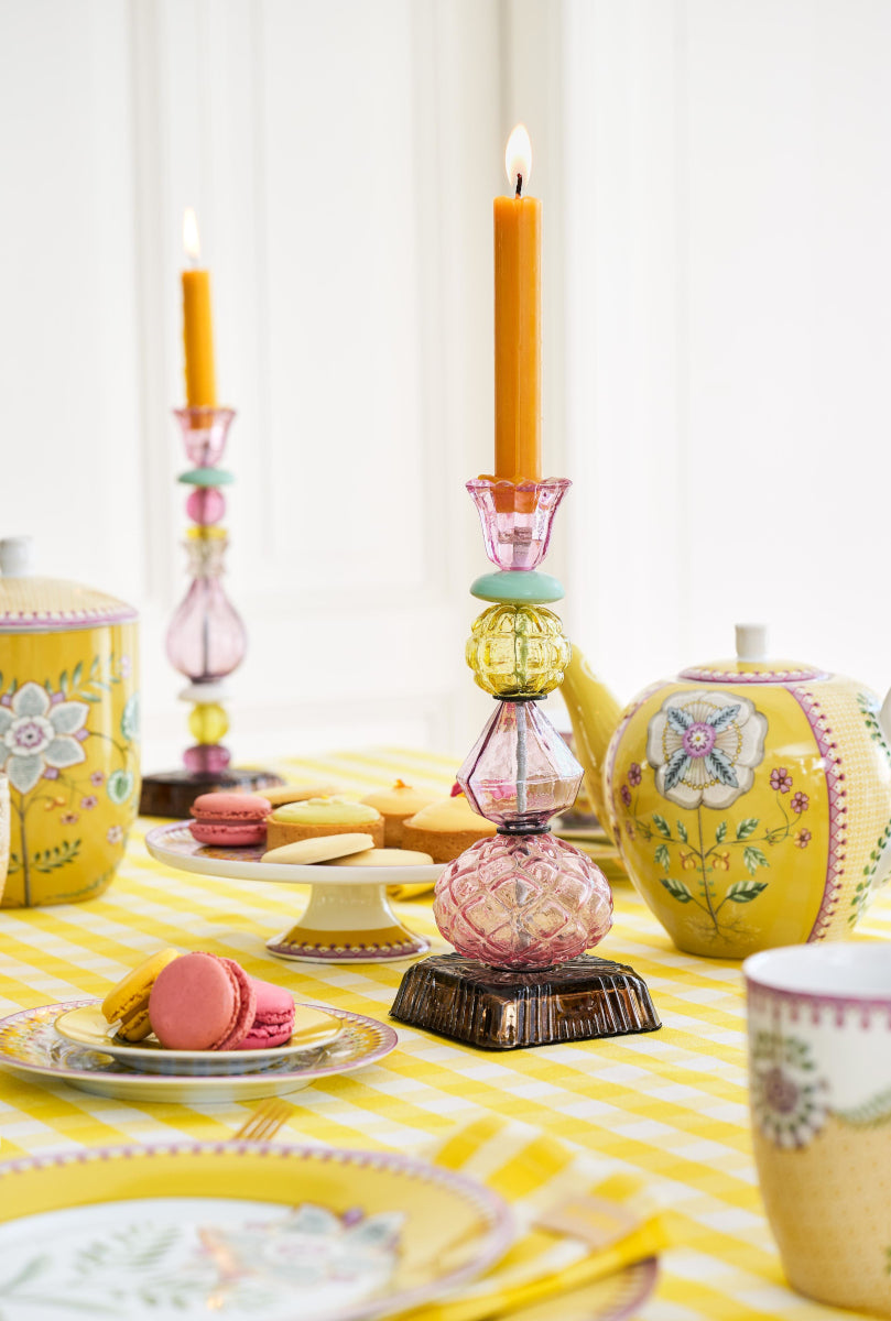 PIP STUDIO Lily&Lotus Tiles Yellow Large Teekanne 1,6l Lifestyle2