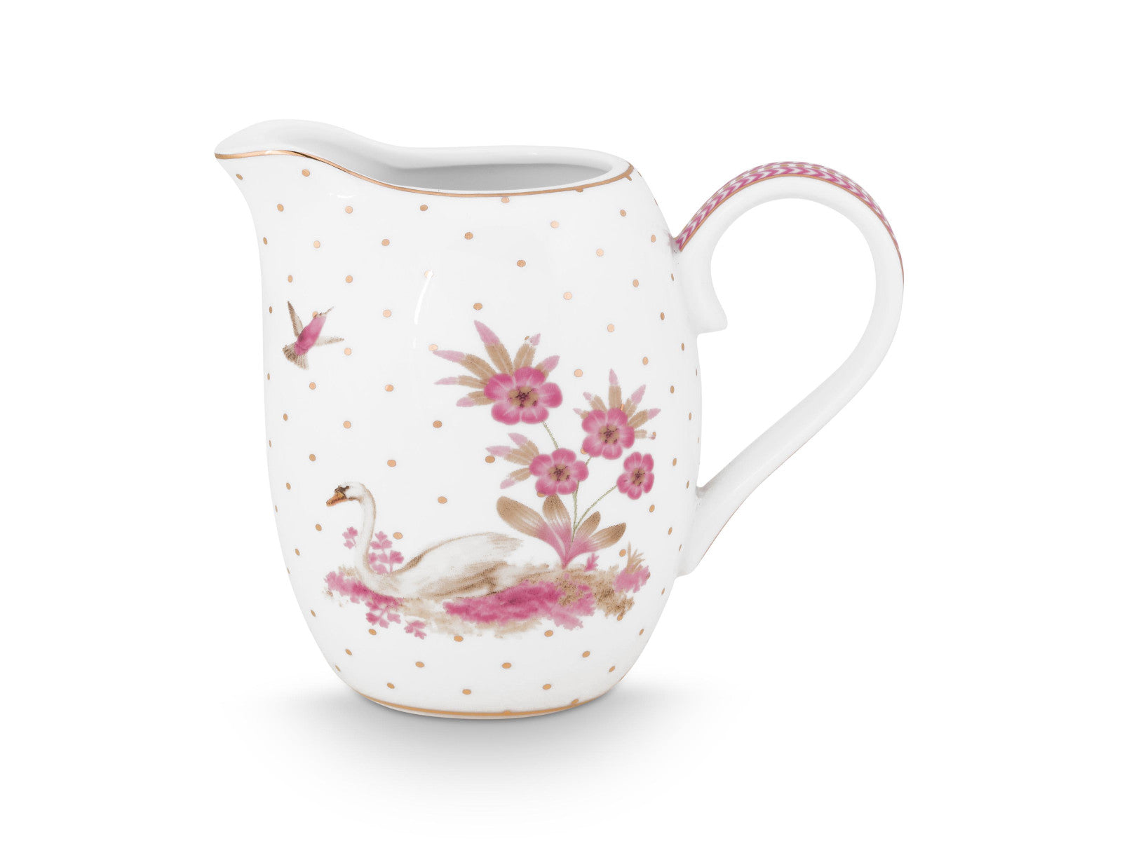 PIP STUDIO Jolie Dots Gold Pink Krug 250ml Freisteller 1