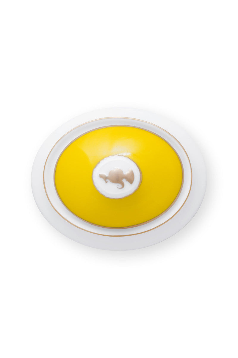 PIP STUDIO Chique Zuckerdose gold-gelb 550ml