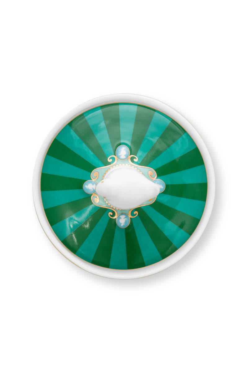 PIP STUDIO Love Birds Medallion Zuckerdose grün 300ml