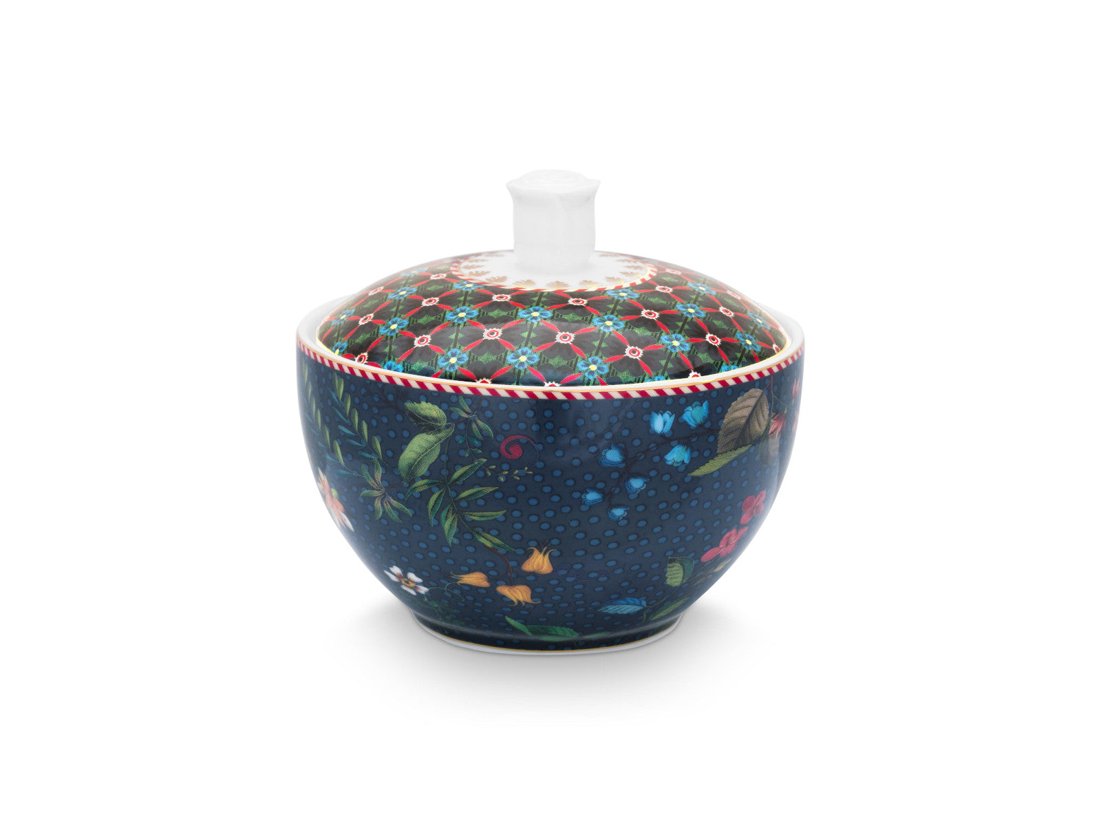 PIP STUDIO Berry Blues Zuckerdose blau 300ml Freisteller 2