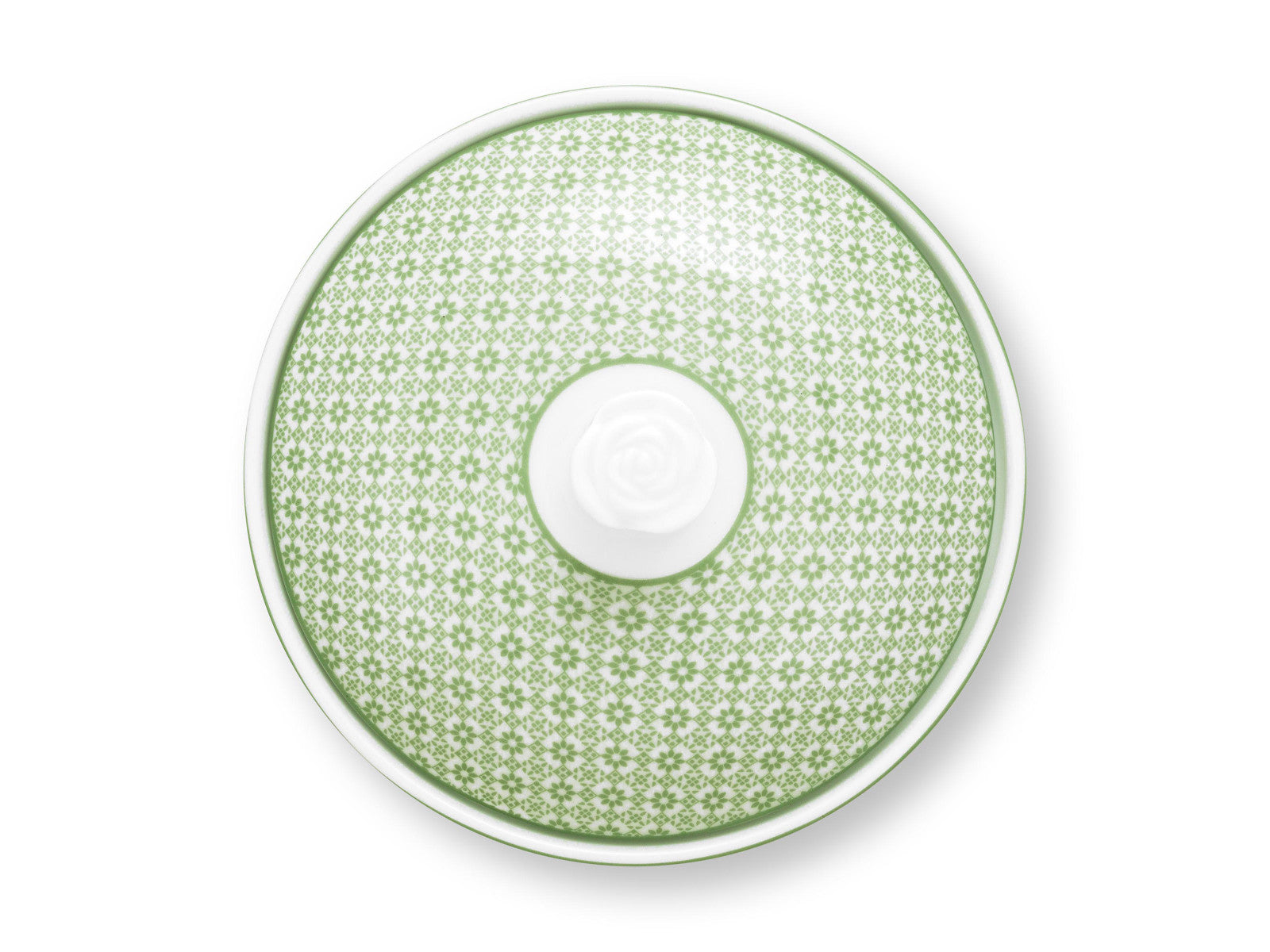 PIP STUDIO Lily&Lotus Tiles Light Green Zuckerdose 300ml Freisteller 3