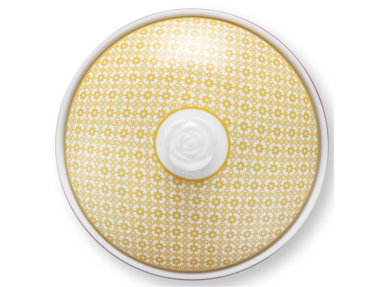 PIP STUDIO Lily&Lotus Tiles Yellow Zuckerdose 0,3l Freisteller2