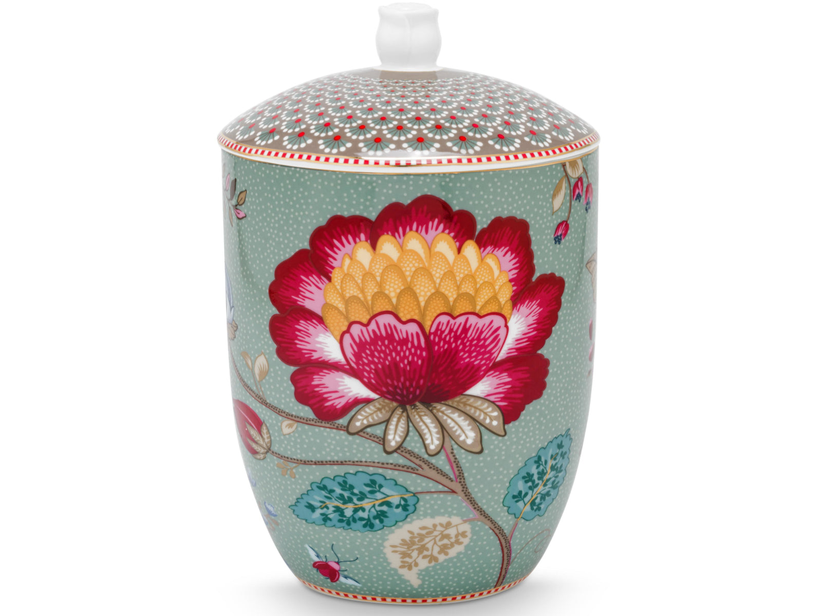 PIP STUDIO Blooming Tales Fantasy Blue Aufbewahrungsdose 1,5l Freisteller1