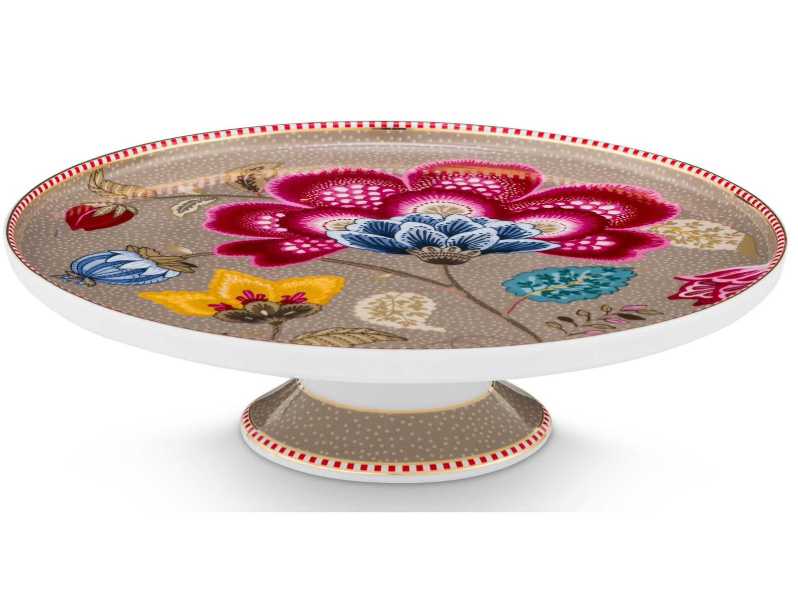 PIP STUDIO Blooming Tales Fantasy Khaki mini Kuchenplatte 21cm Freisteller1