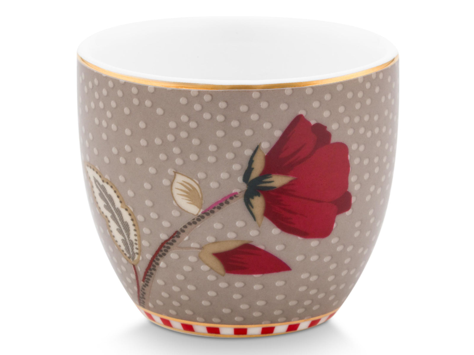 PIP STUDIO Blooming Tales Fantasy Khaki Eierbecher 4cm Freisteller1