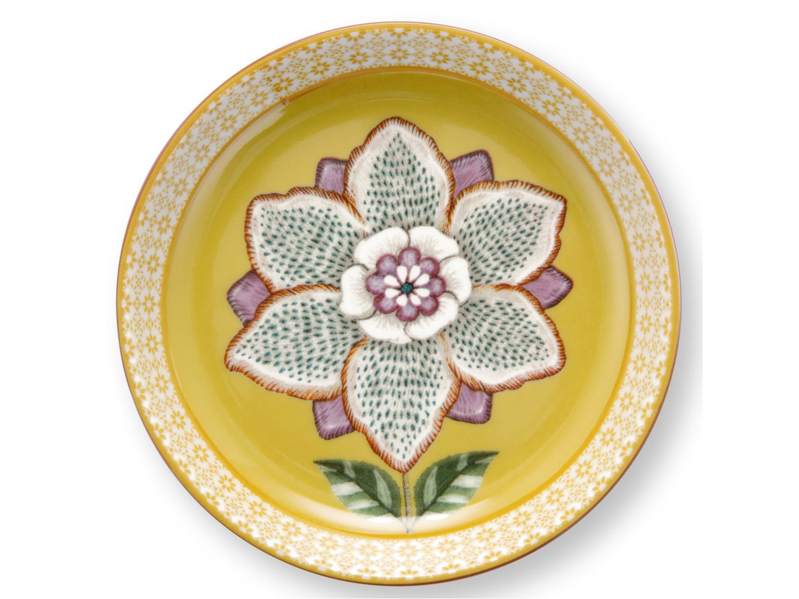 PIP STUDIO Lily&Lotus Yellow Teebeutelablage 9cm Freisteller1