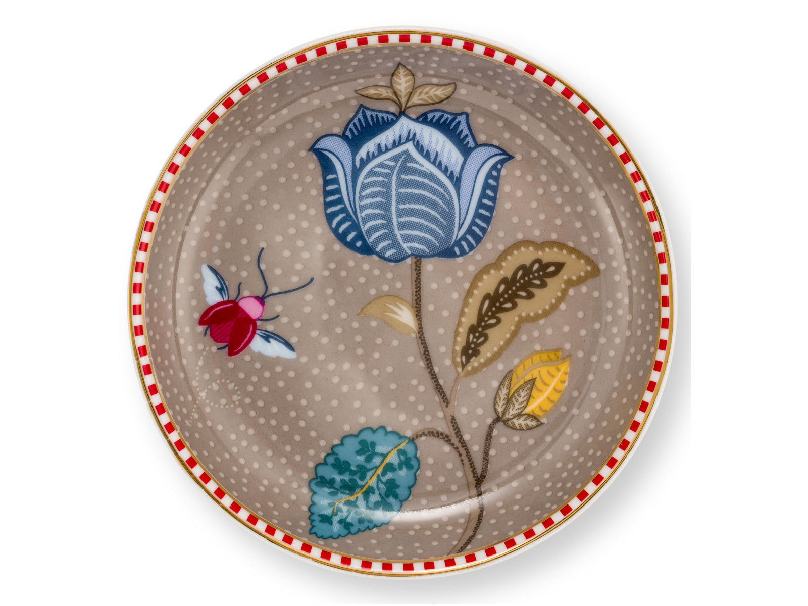 PIP STUDIO Blooming Tales Fantasy Khaki Teebeutelablage 9cm Freisteller1