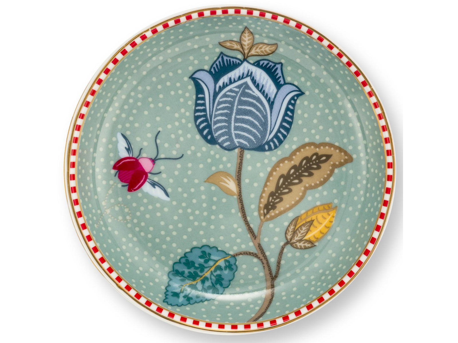 PIP STUDIO Blooming Tales Fantasy Blue Teebeutelablage 9cm Freisteller1