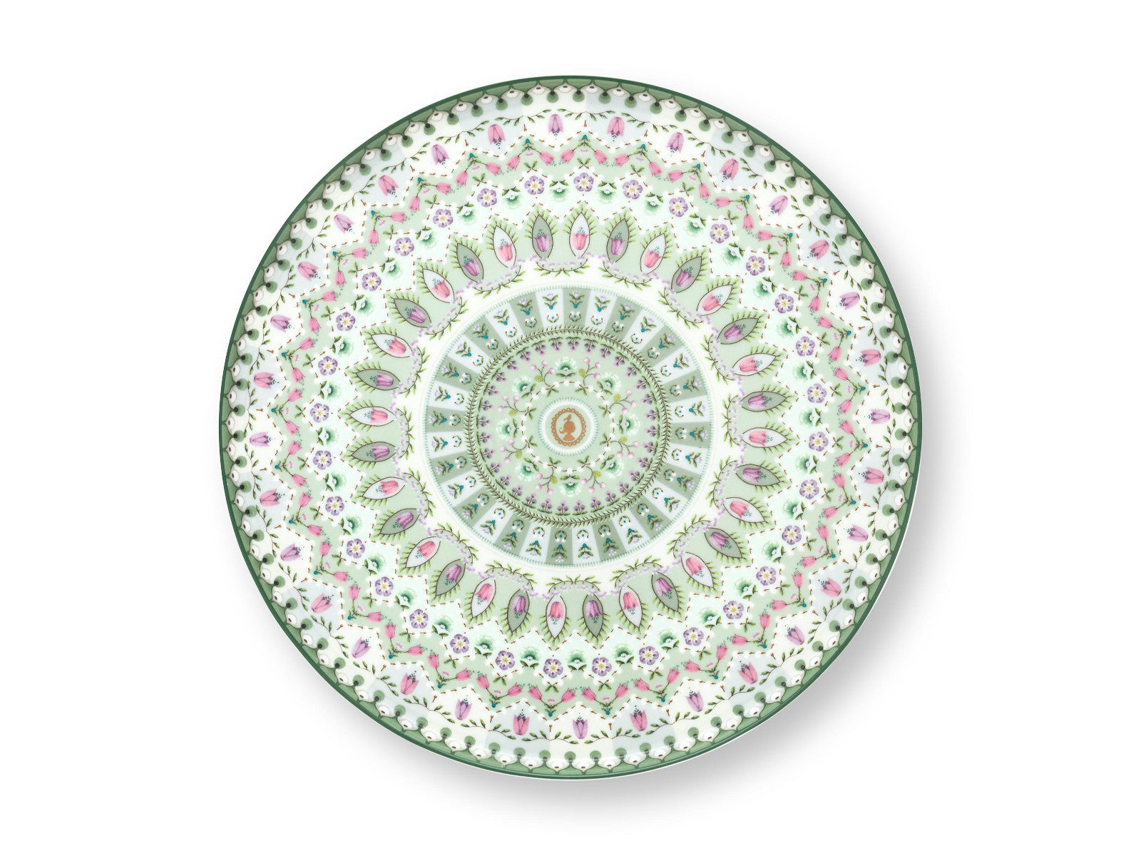 PIP STUDIO Lily&Lotus Moon Delight Light Green Kuchenplatte 21cm Freisteller 2