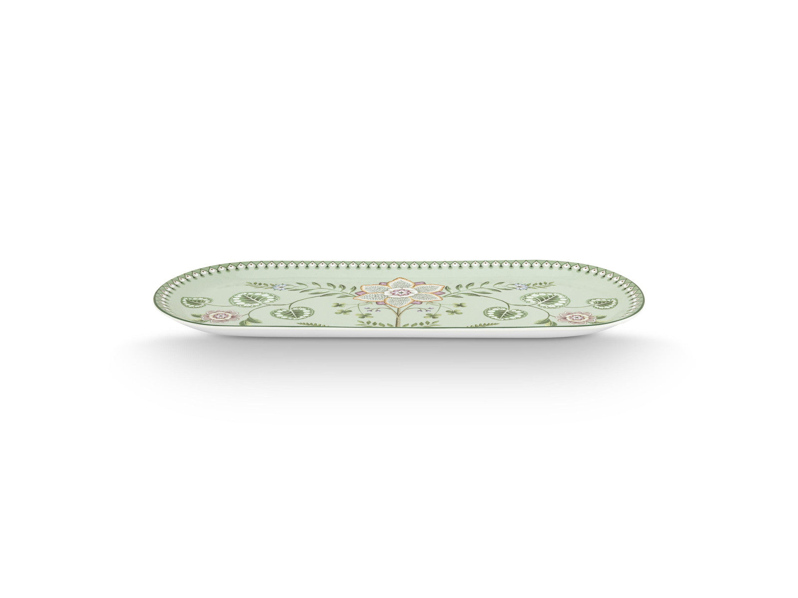 PIP STUDIO Lily&Lotus Light Green Kuchenplatte 33,3x15,5cm Freisteller 2