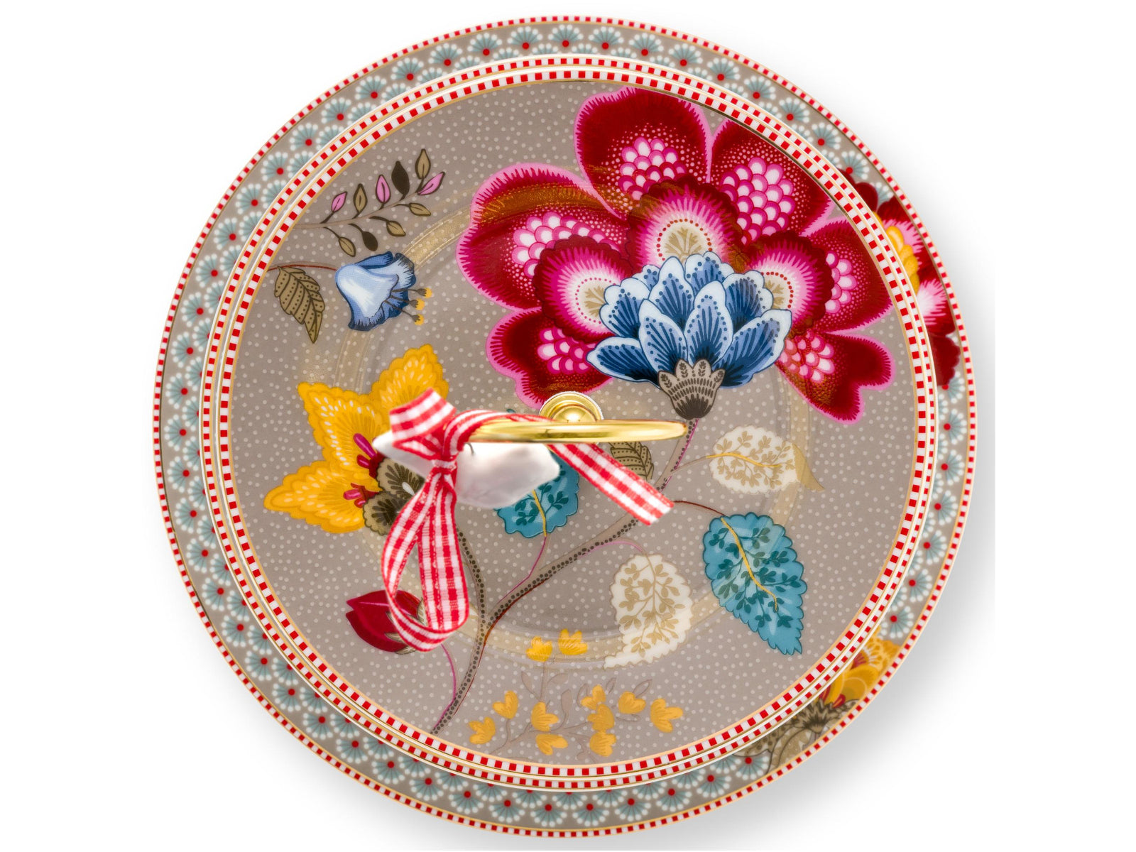 PIP STUDIO Blooming Tales Fantasy Khaki Etagere 3tlg Freisteller3