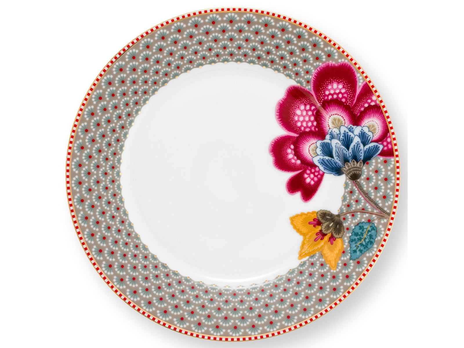 PIP STUDIO Blooming Tales Fantasy Khaki Etagere 3tlg Freisteller5