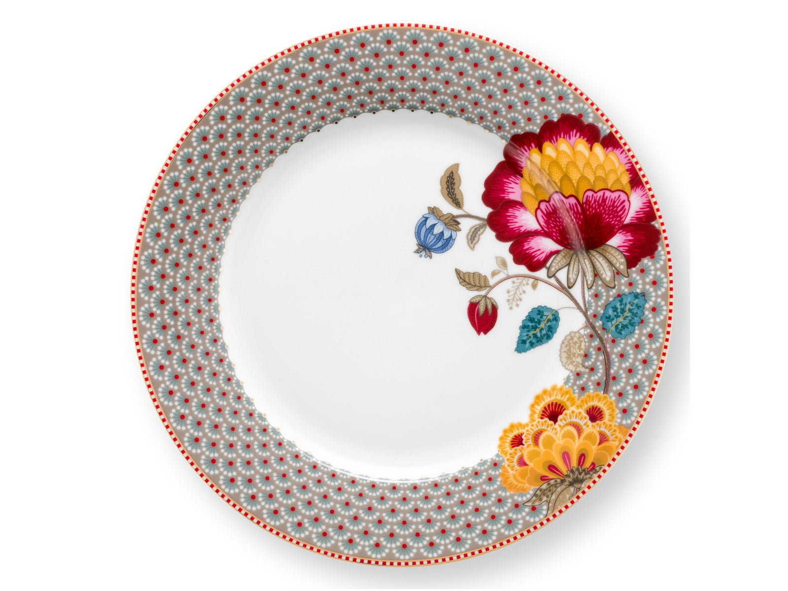 PIP STUDIO Blooming Tales Fantasy Khaki Etagere 3tlg Freisteller6