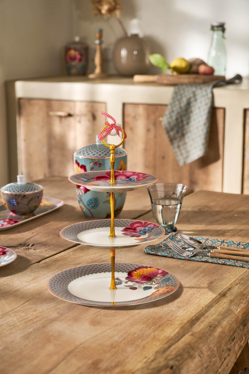 PIP STUDIO Blooming Tales Fantasy Khaki Etagere 3tlg Lifestyle