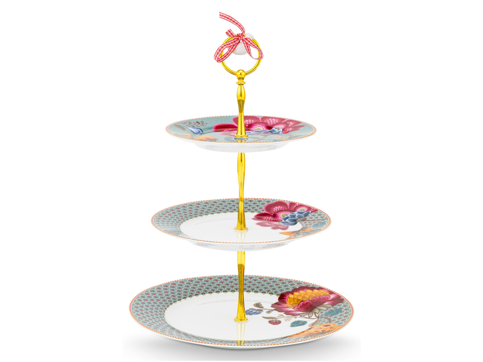 PIP STUDIO Blooming Tales Fantasy Blue Etagere 3tlg Freisteller2