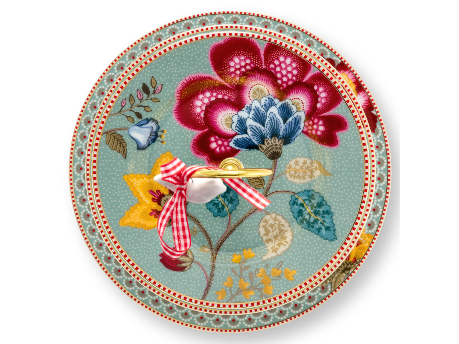 PIP STUDIO Blooming Tales Fantasy Blue Etagere 3tlg Freisteller3