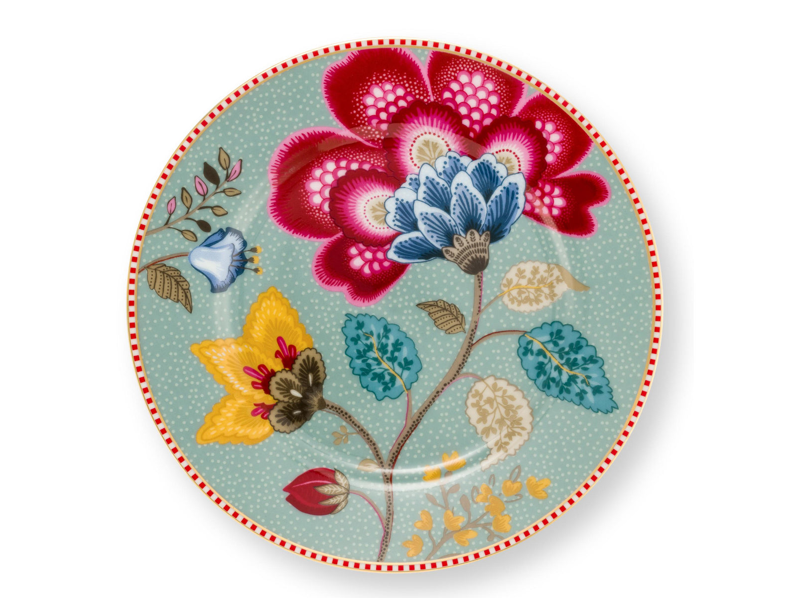 PIP STUDIO Blooming Tales Fantasy Blue Etagere 3tlg Freisteller4