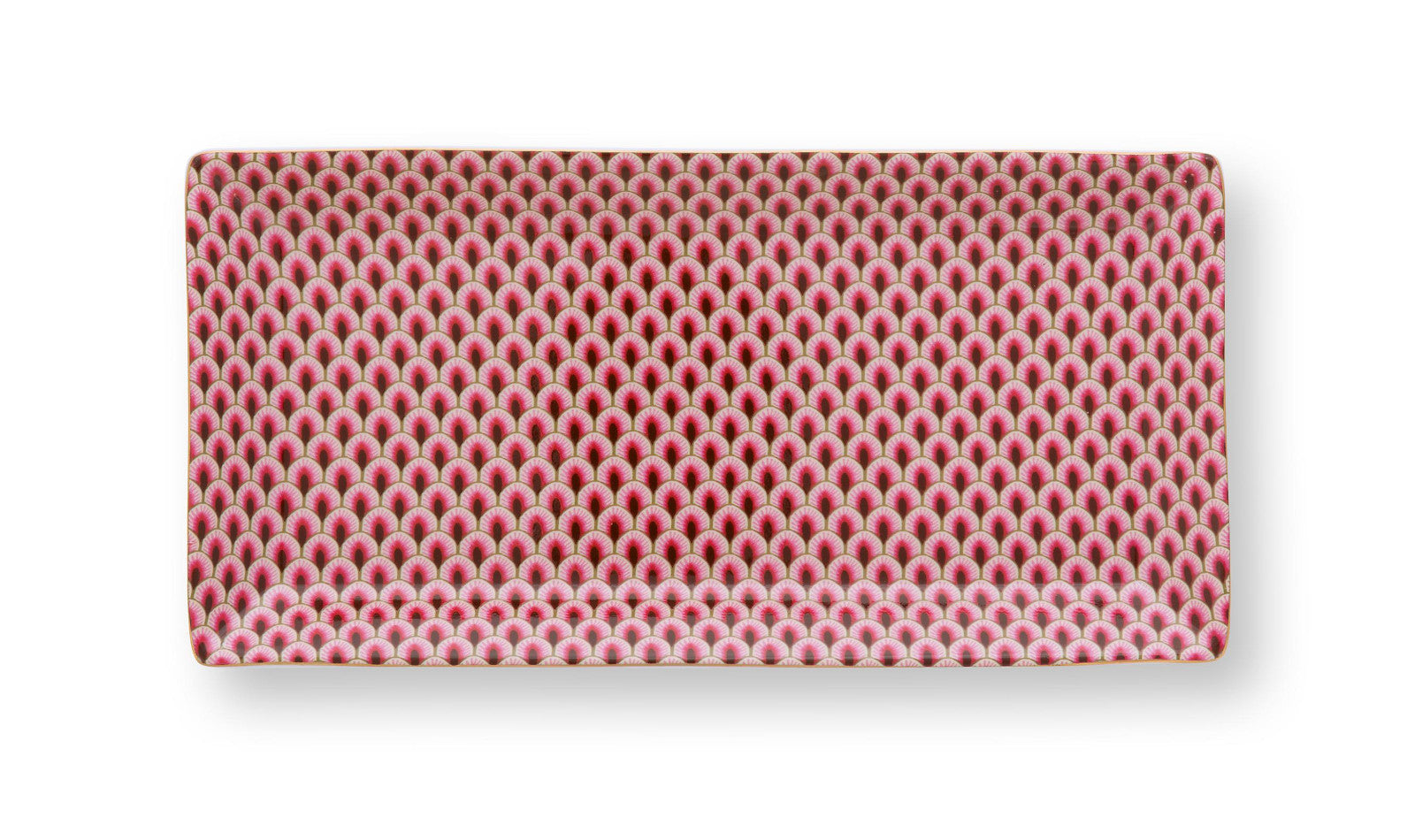 PIP STUDIO Flower Festival Oriental Geschenkset rund dark pink 6tlg Freisteller