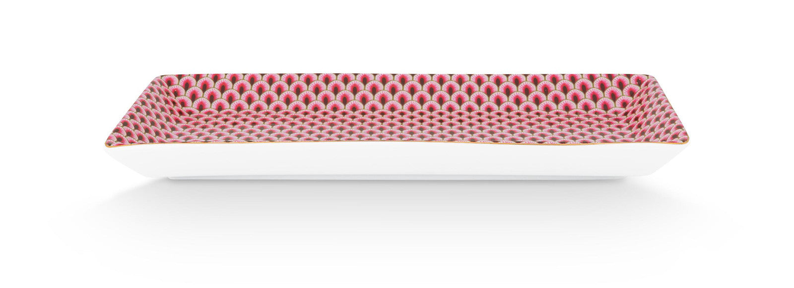 PIP STUDIO Flower Festival Oriental Geschenkset rund dark pink 6tlg Freisteller