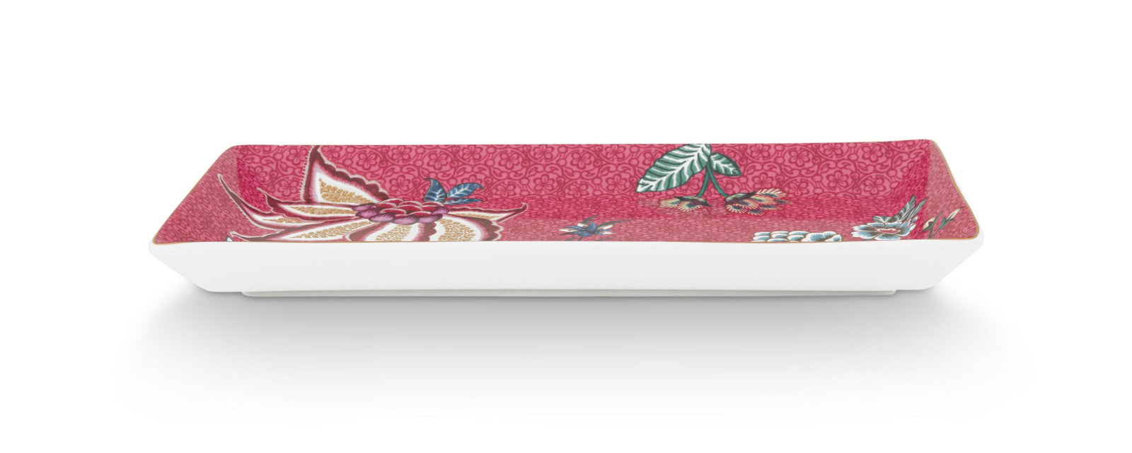 PIP STUDIO Flower Festival Oriental Geschenkset rund dark pink 6tlg Freisteller