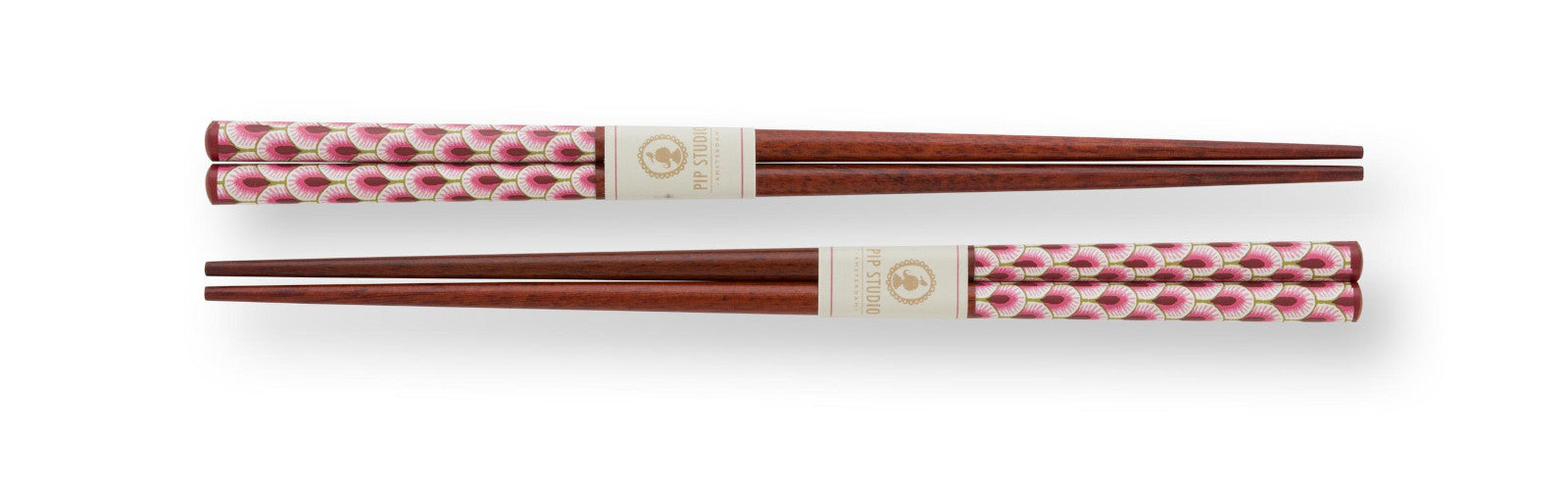 PIP STUDIO Flower Festival Oriental Geschenkset rund dark pink 6tlg Freisteller