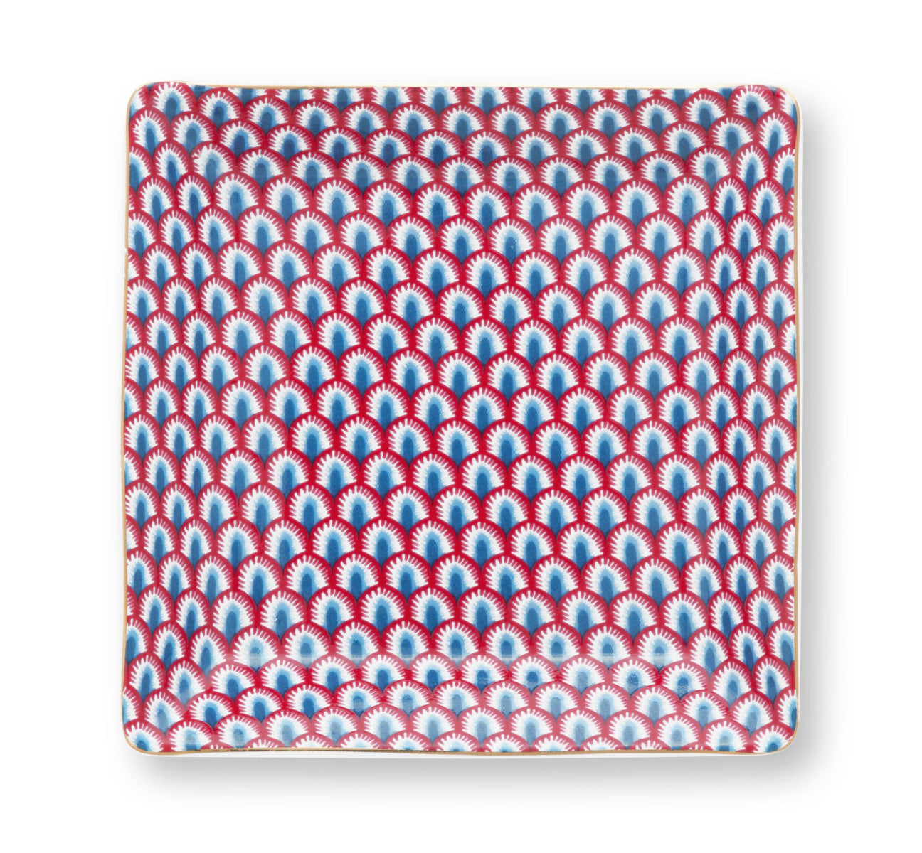 PIP STUDIO Flower Festival Oriental Geschenkset quadratisch blau 6tlg Freisteller