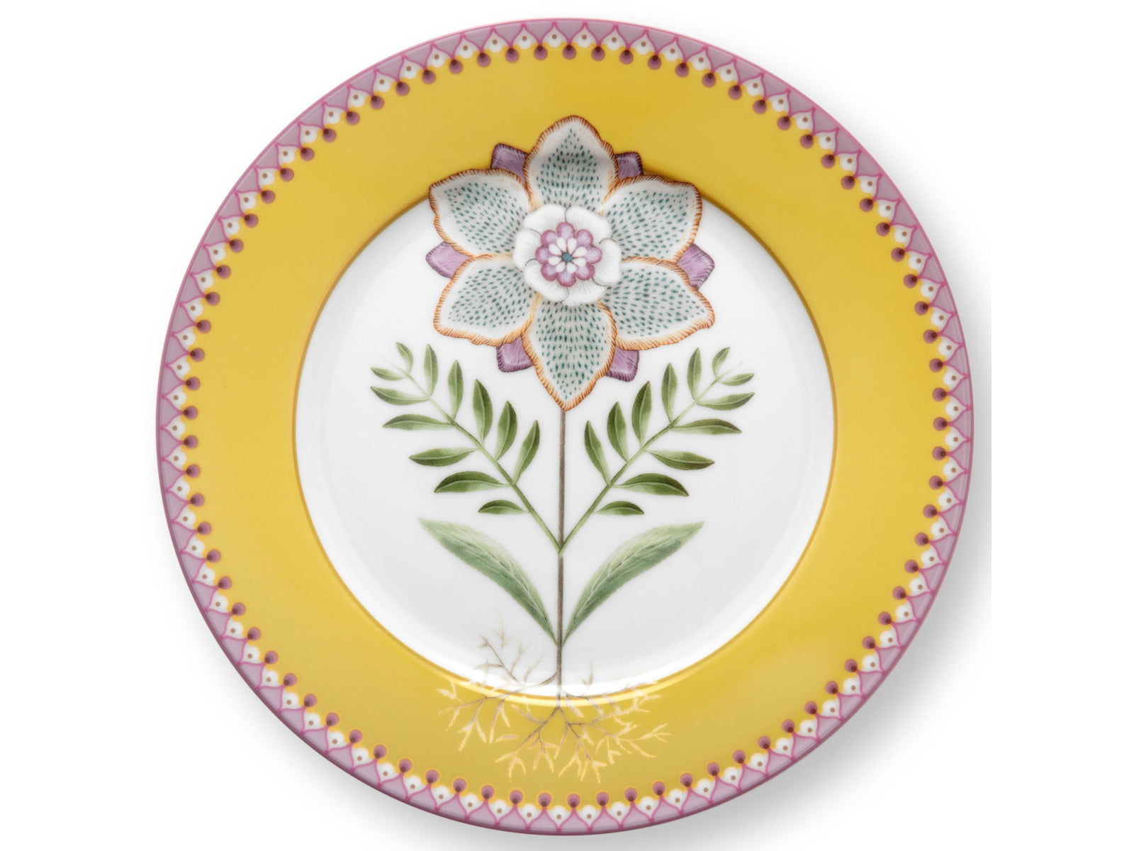 PIP STUDIO Lily&Lotus Yellow Frühstücksset Set3 Freisteller3