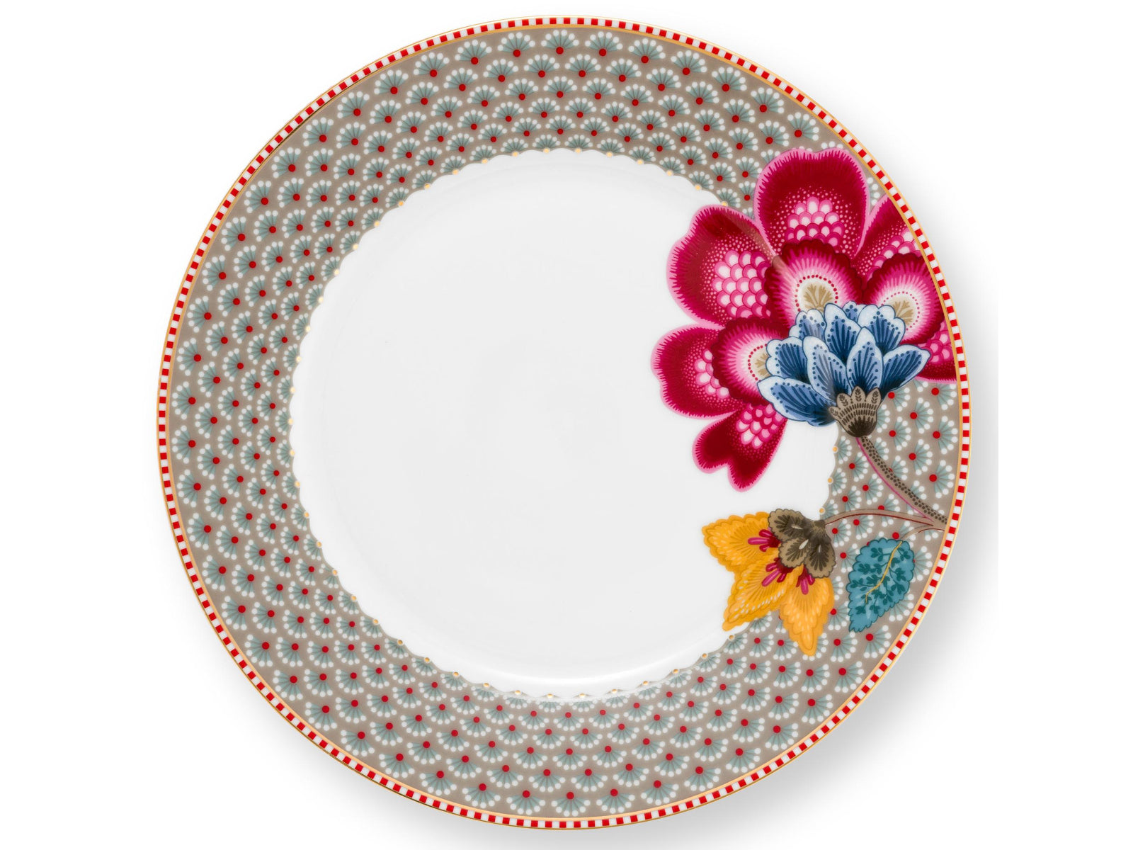 PIP STUDIO Blooming Tales Fantasy Khaki Frühstücksset Set3 Freisteller3