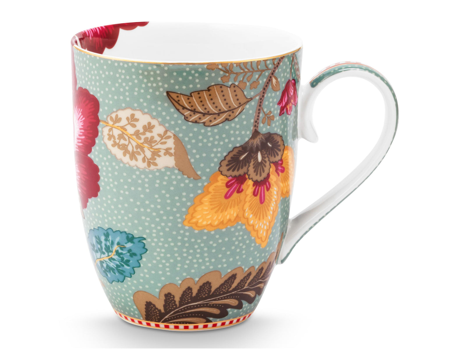 PIP STUDIO Blooming Tales Fantasy Blue Frühstücksset Set3 Freisteller5