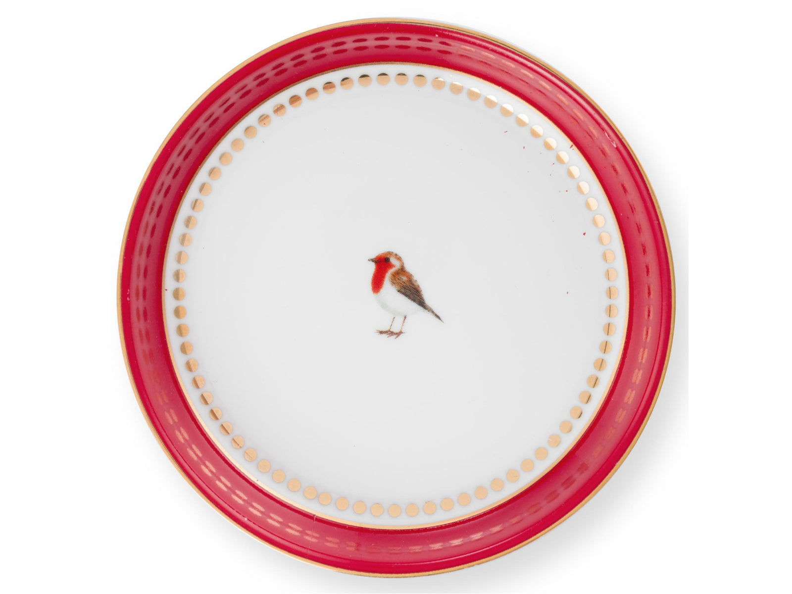 PIP STUDIO Love Birds Medallion Red-Pink Teeset für eine Person Freisteller6