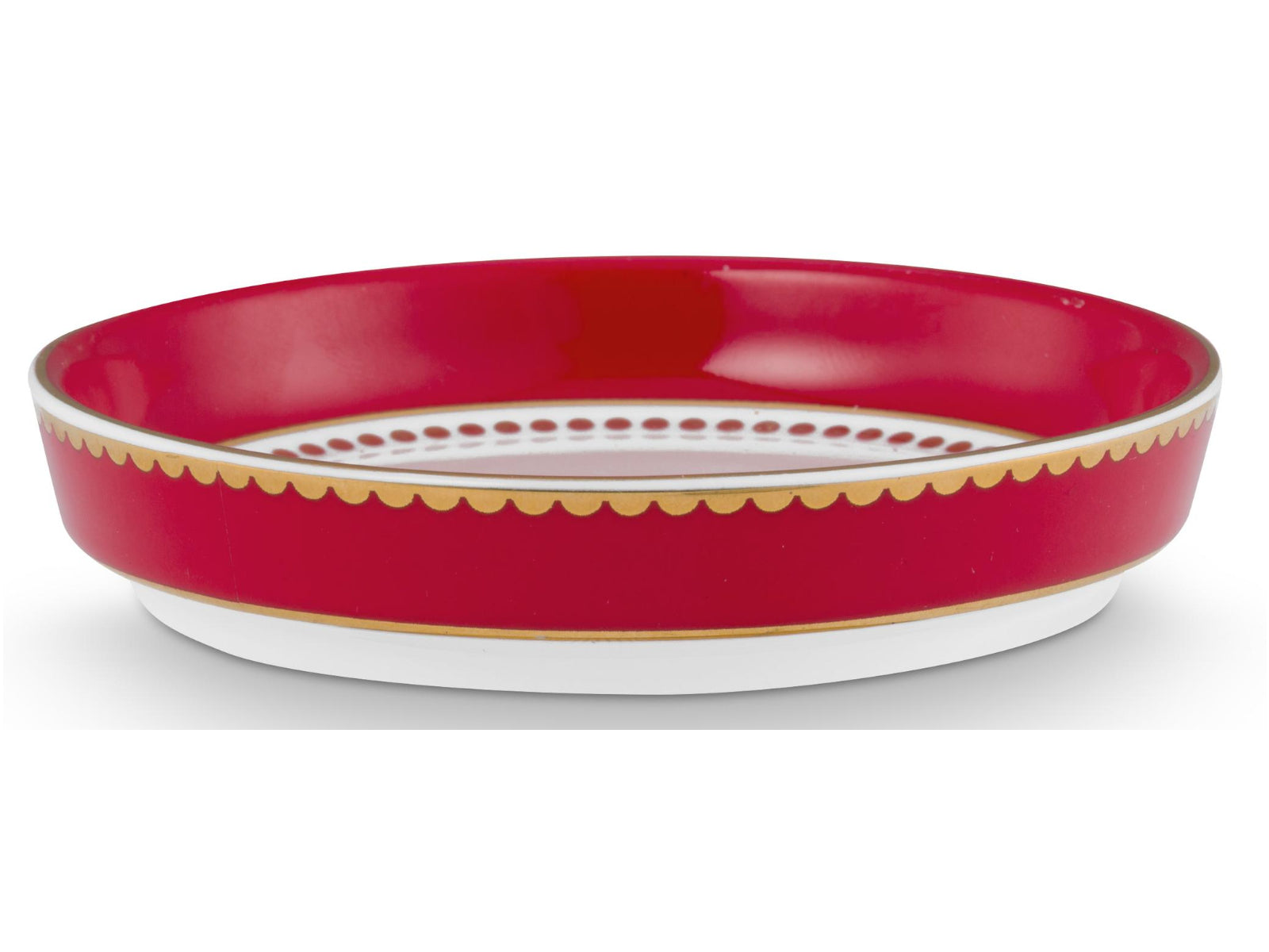 PIP STUDIO Love Birds Medallion Red-Pink Teeset für eine Person Freisteller7