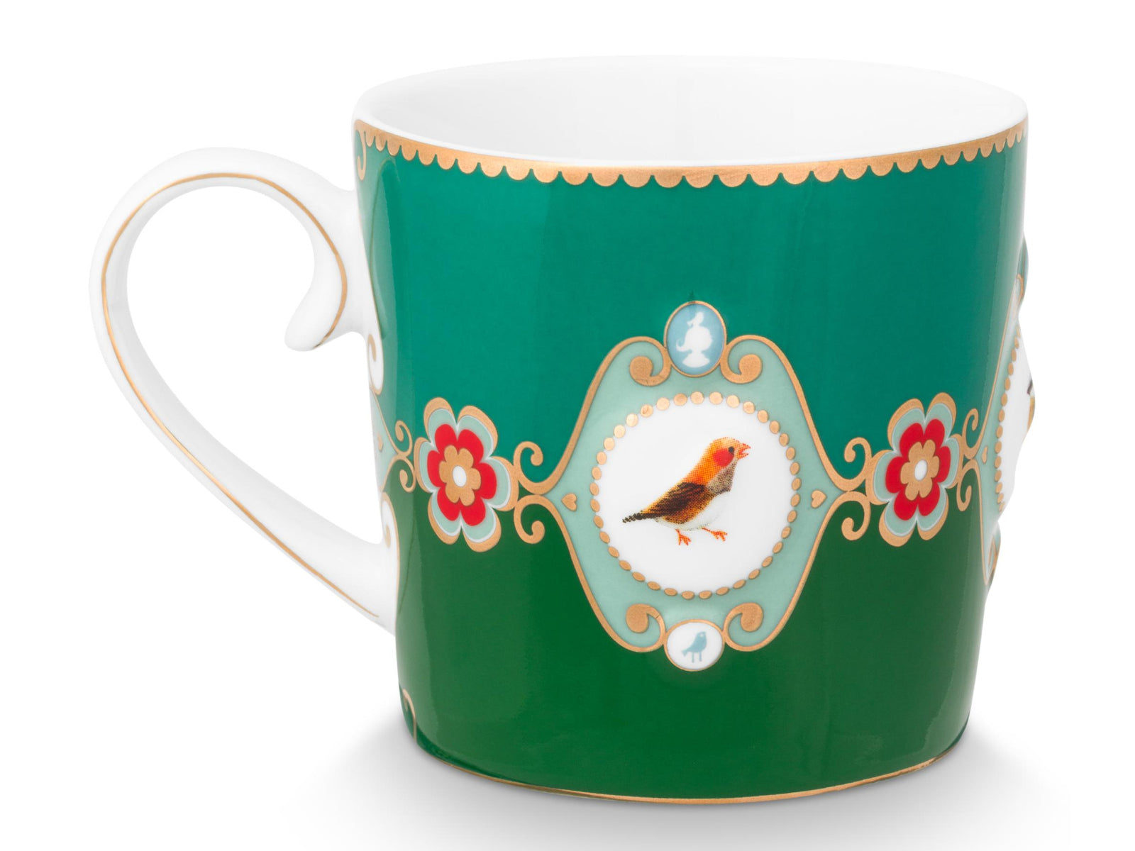 PIP STUDIO Love Birds Medallion Emerald-Green Tesset für eine Person 0,3l Freisteller5