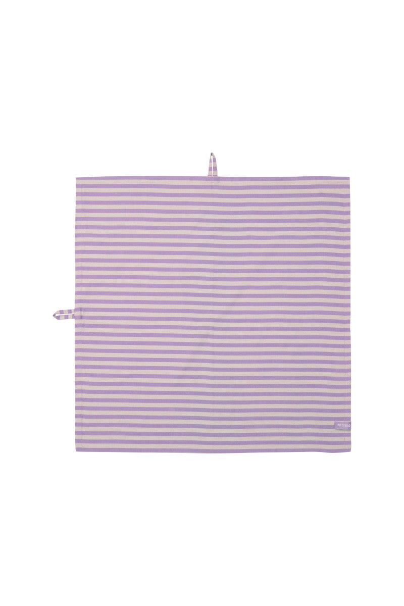 PIP STUDIO Lily&Lotus Geschirrtuch Stripes lila 65x65cm 2 Stück Freisteller 2