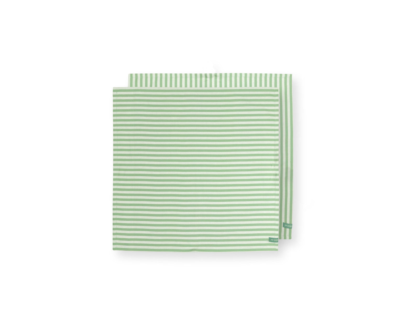 PIP STUDIO Light Green Geschirrtuch 65x65cm Set2 Freisteller 1