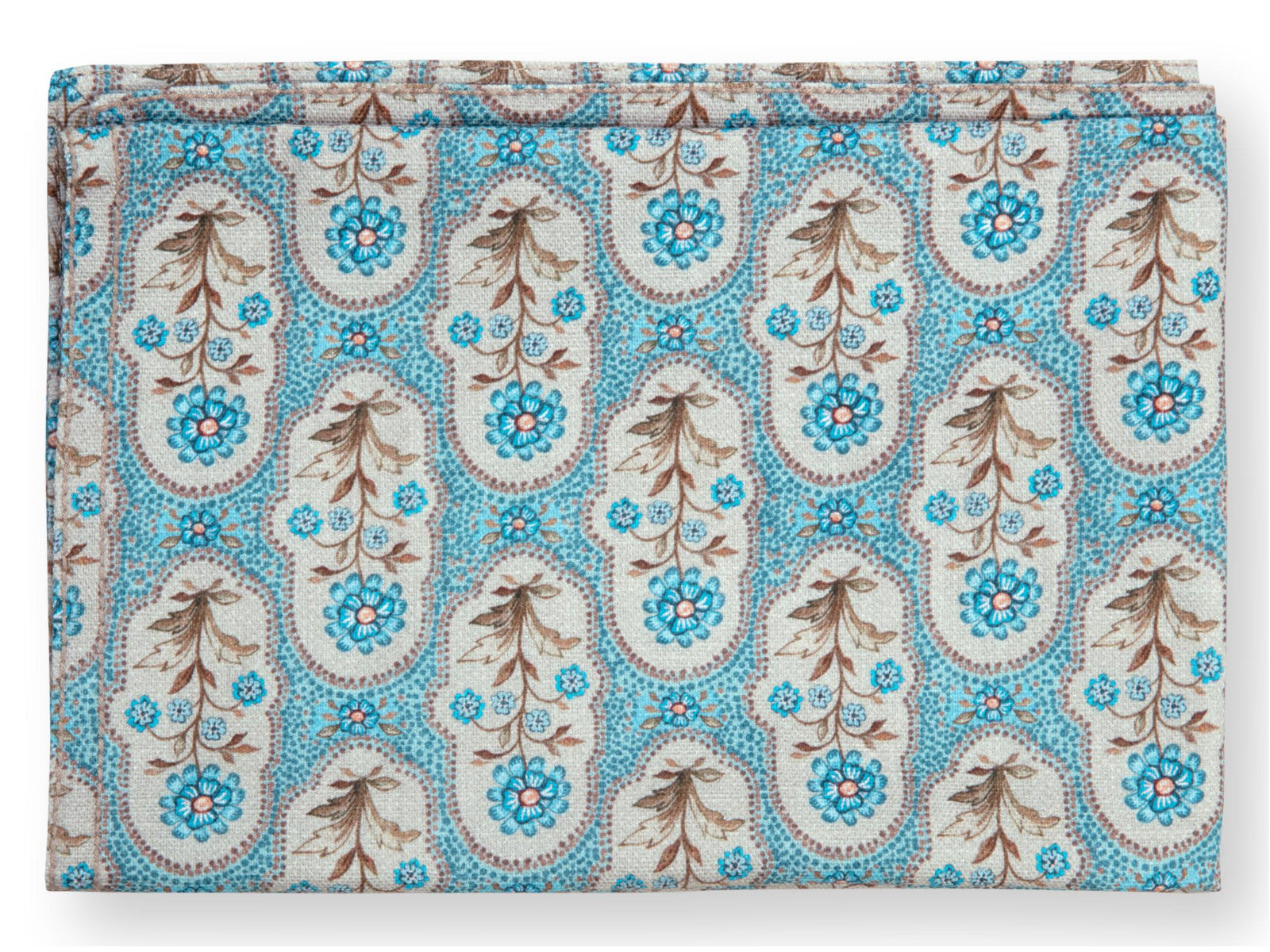 PIP STUDIO Blooming Tales Bustani-Pashmina Khaki-Blue Geschirrtuch 50x70cm Set2 Freisteller4