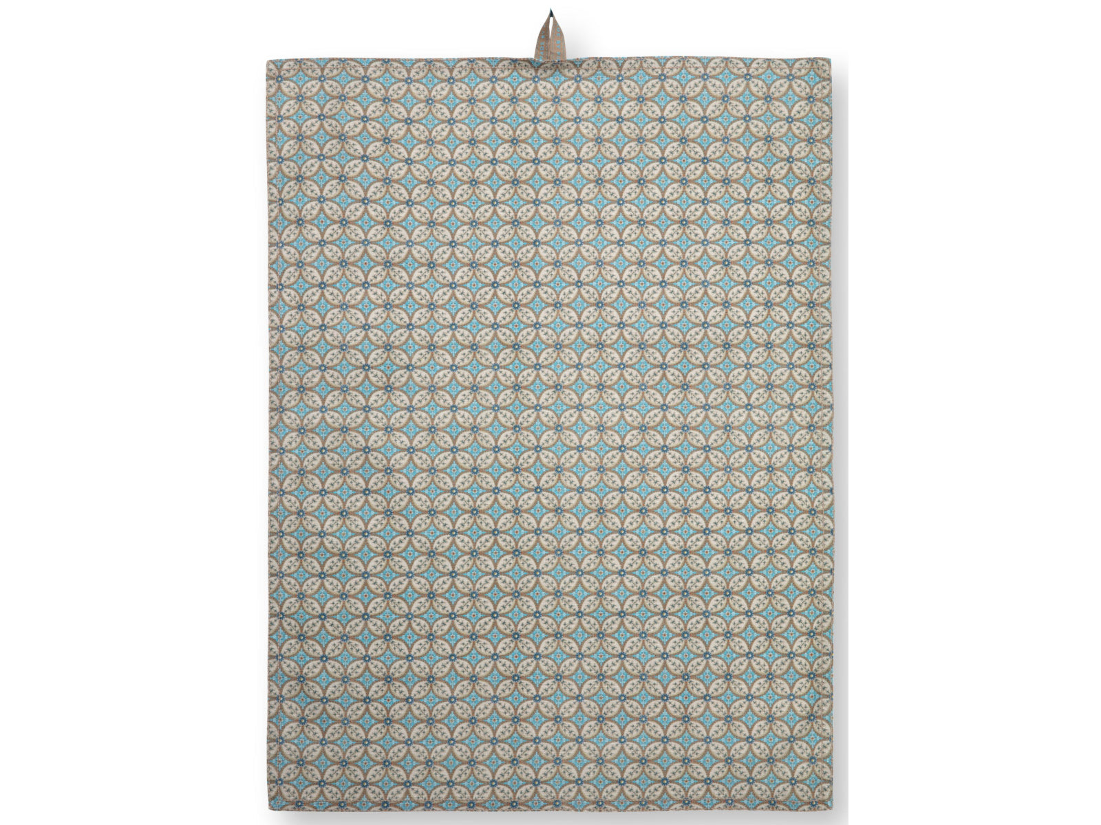 PIP STUDIO Blooming Tales Bustani-Pashmina Khaki-Blue Geschirrtuch 50x70cm Set2 Freisteller5