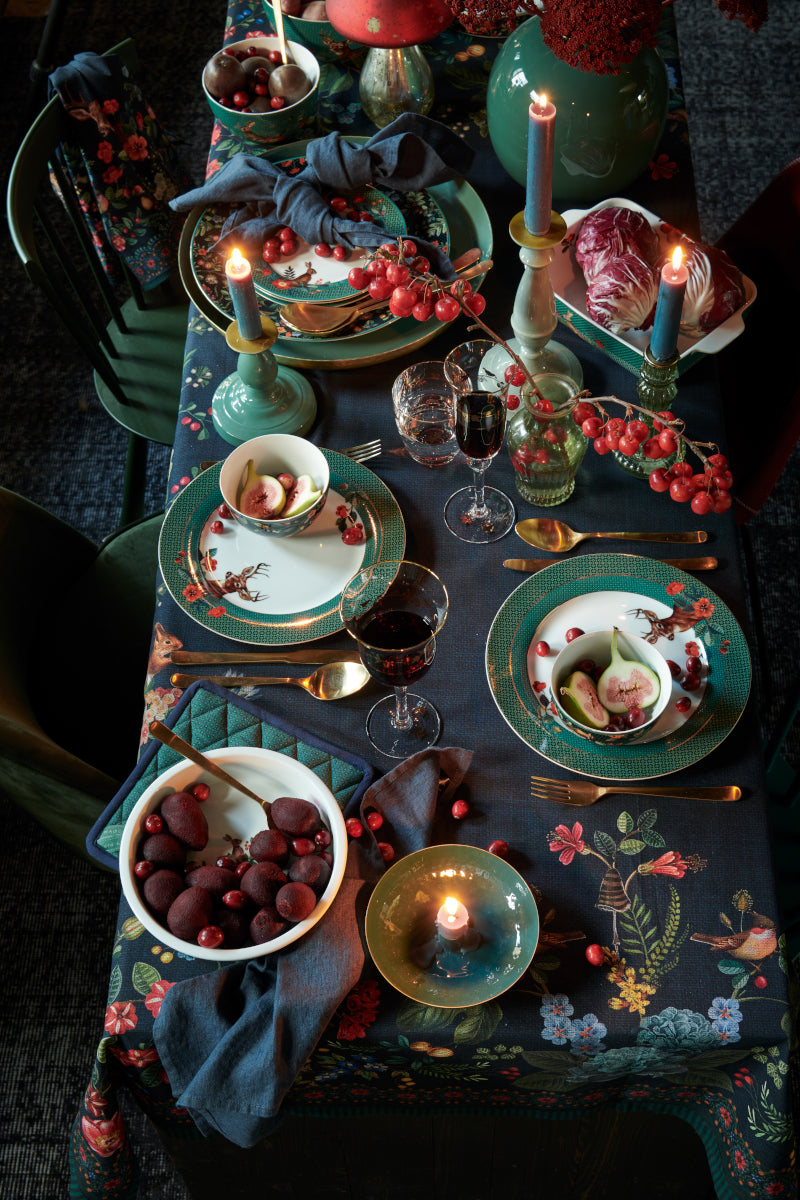 PIP STUDIO Winter Wonderland Overall Dark Blue 140x180cm Lifestyle