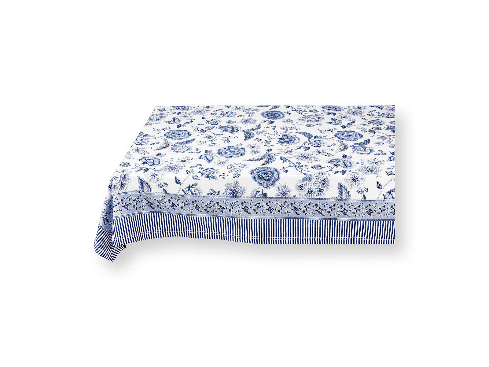 PIP STUDIO Royal Regal Flower Blue Tischdecke 160x260cm Freisteller 1