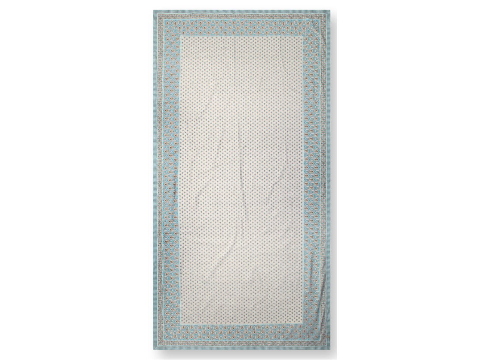 PIP STUDIO Blooming Tales Khaki-Blue Tischdecke 150x250cm Freisteller2