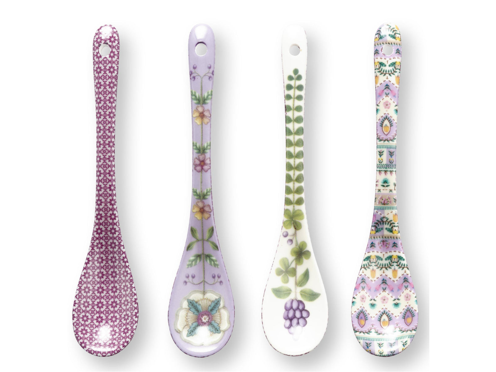 PIP STUDIO Lily&Lotus Lilac Teelöffel 13cm Set4 Freisteller2