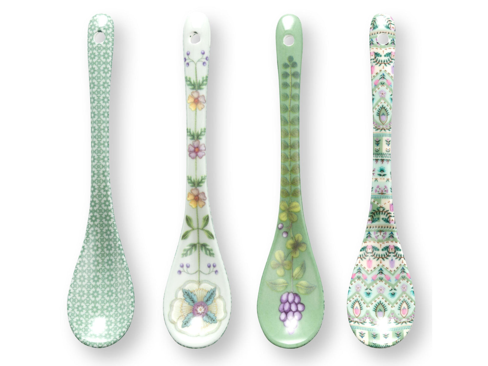 PIP STUDIO Lily&Lotus Light Green Teelöffel 13cm Set4 Freisteller2