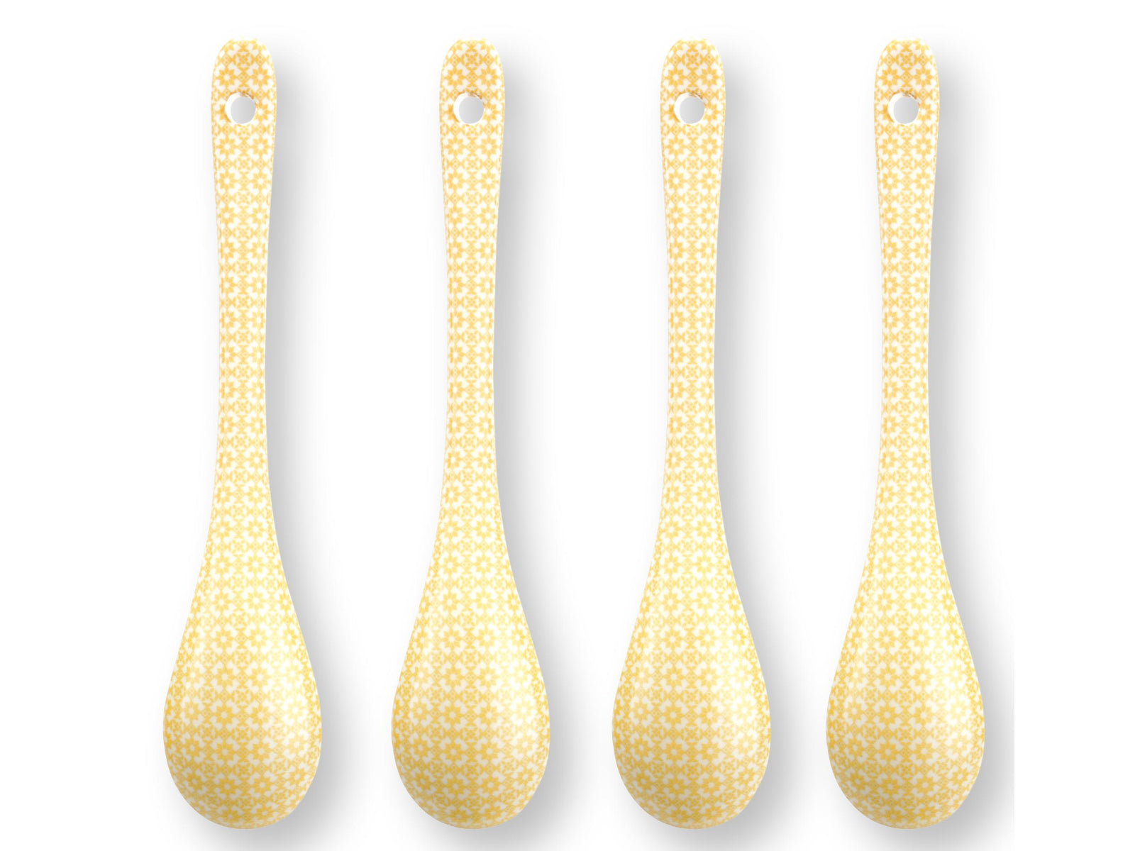 PIP STUDIO Lily&Lotus Yellow Teelöffel 13cm Set4 Freisteller3