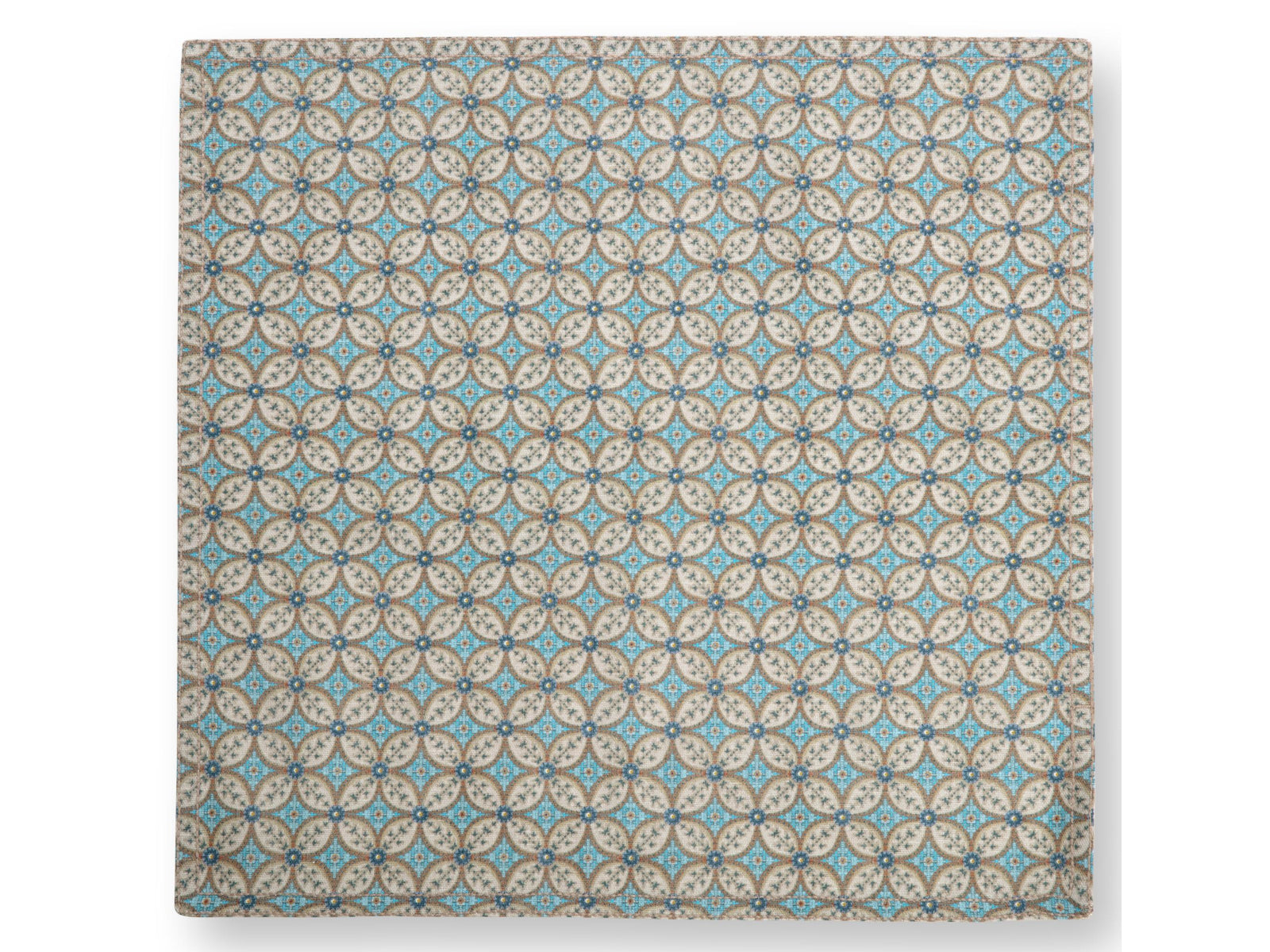 PIP STUDIO Blooming Tales Bustani Khaki-Blue Stoffservietten 40x40cm Set4 Freisteller2