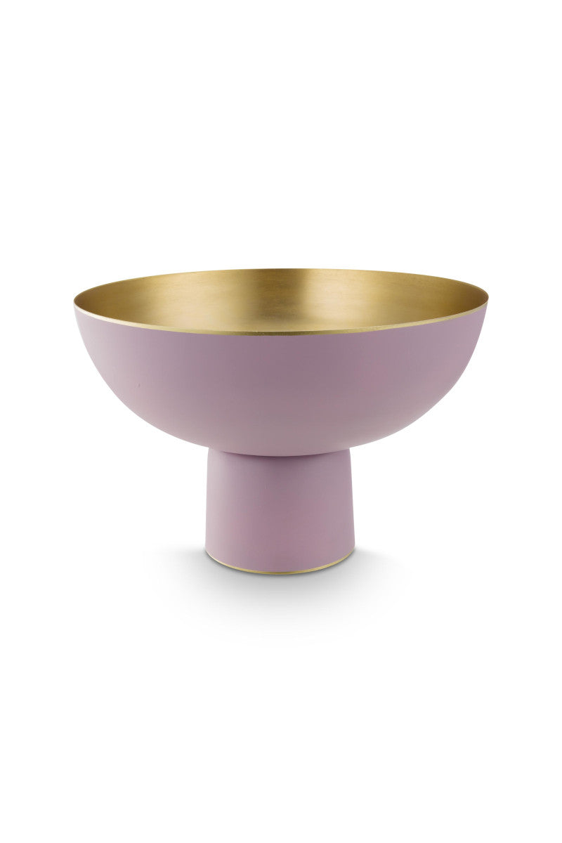 PIP STUDIO Lily&Lotus Metal Dekoschale lila 30cm
