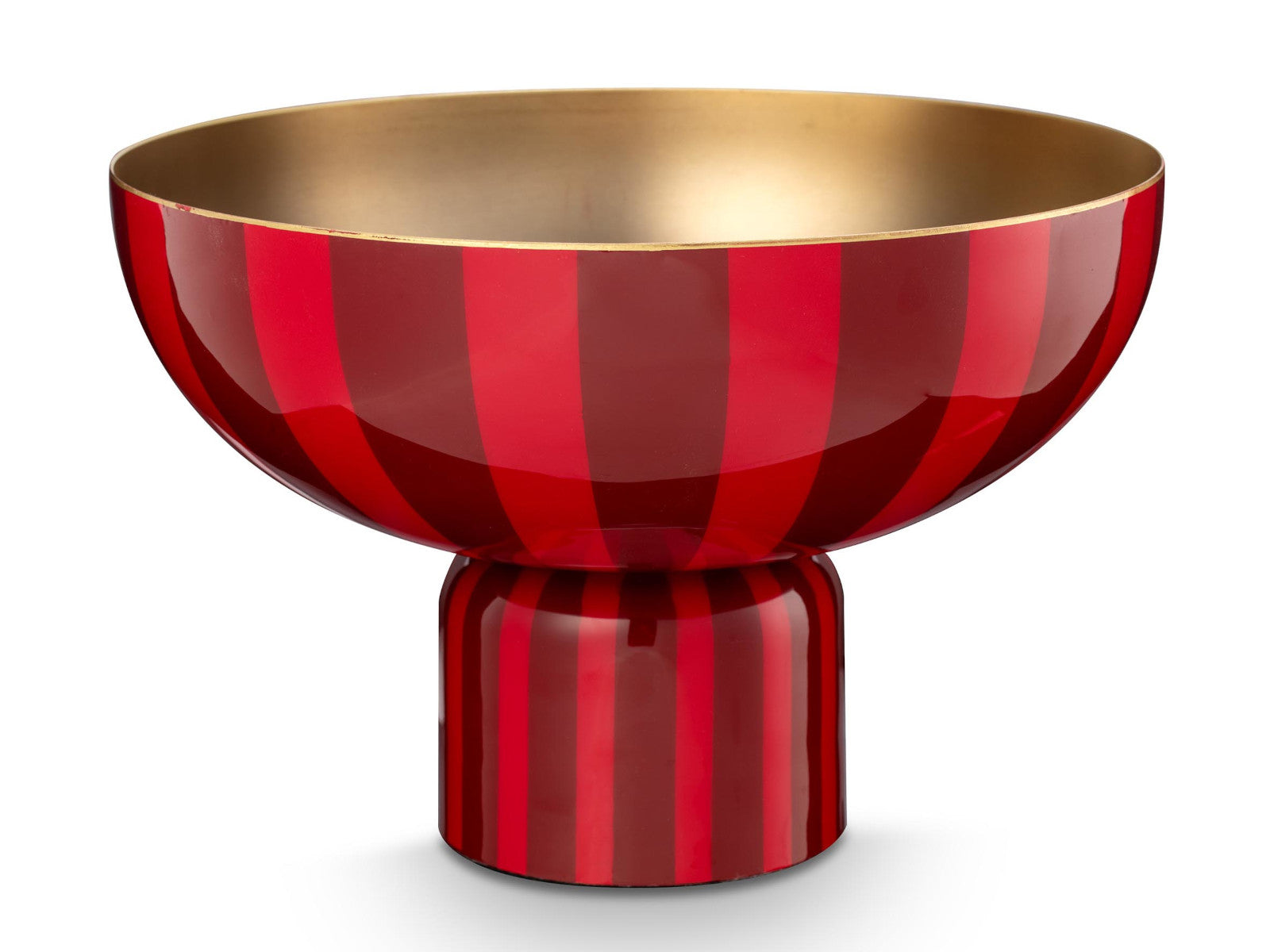 PIP STUDIO Metall Schale dunkelrot 30x20cm Freisteller 1