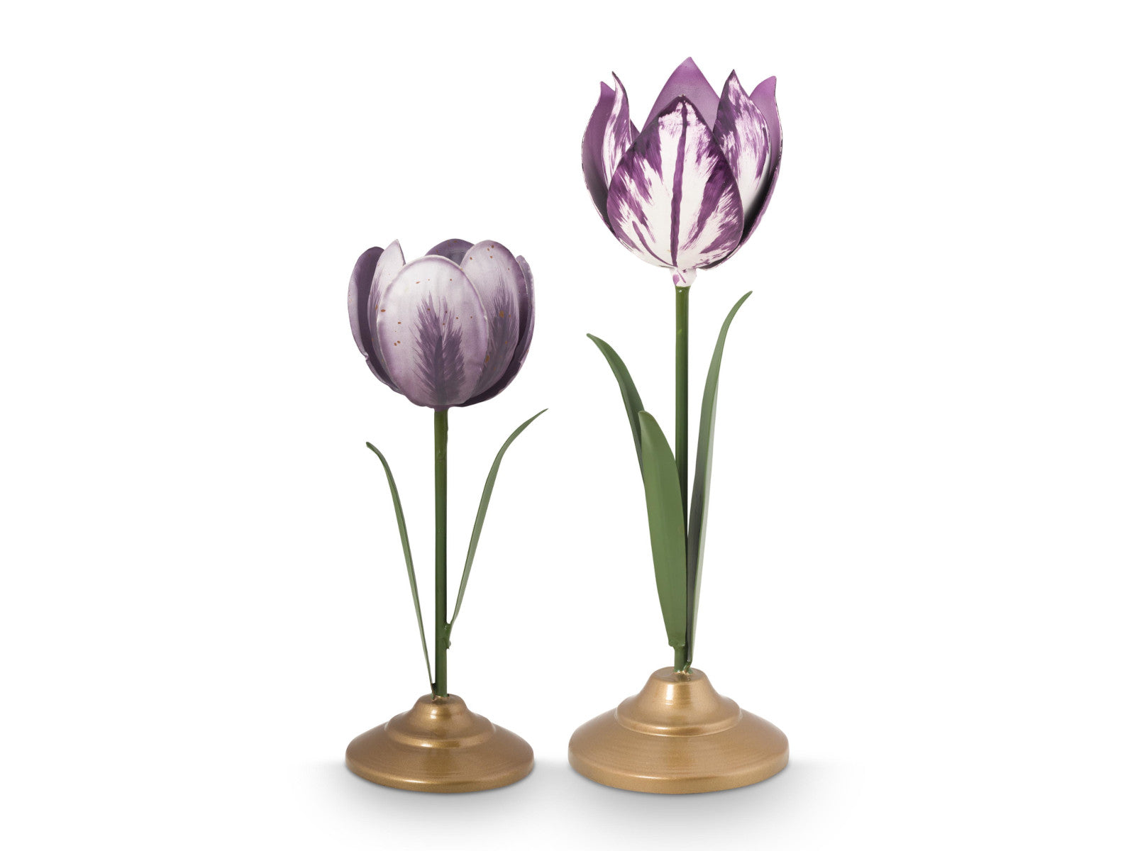 PIP STUDIO Metal Lilac Kerzenständer Set2 Freisteller 1