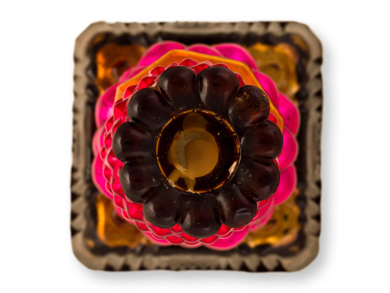 PIP STUDIO Love Birds Kerzenhalter rot/gelb 23,5cm Freisteller 2