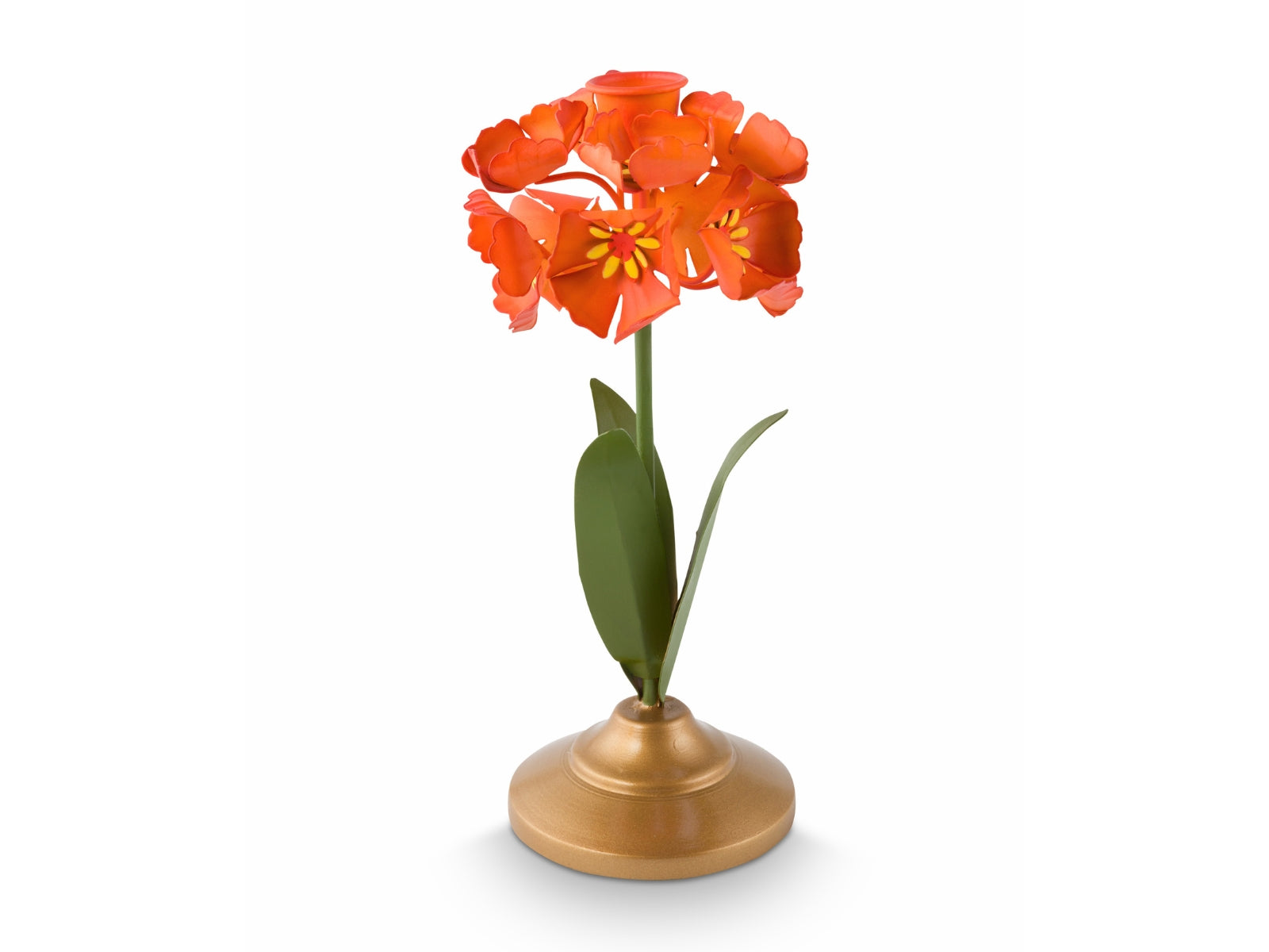 PIP STUDIO Metal Flower Kerzenhalter orange 22,5cm - Produktbild 2