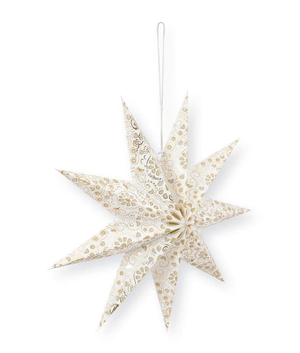 PIP STUDIO Weihnachtsstern Lampion weiß 60cm - Produktbild 2
